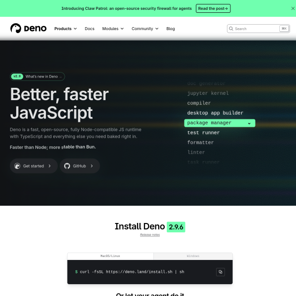 Website preview of DENO DELORENZO