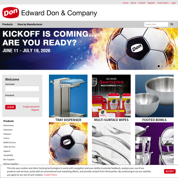 Website preview of Don Pancho