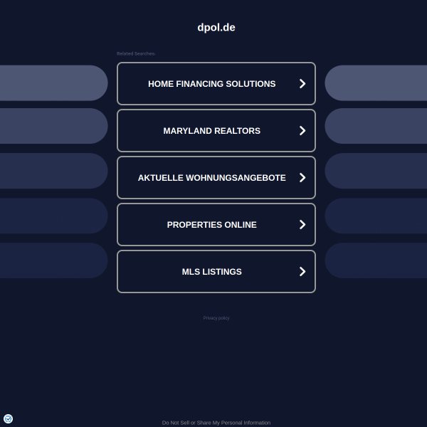 Website preview of DPol-Service GmbH