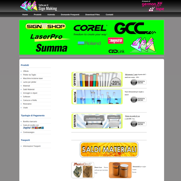 Website preview of DPS OFFICE S.R.L. SEMPLIFICATA