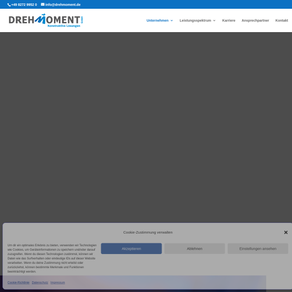 Website preview of Drehmoment - Agentur für kreatives Marketing GmbH