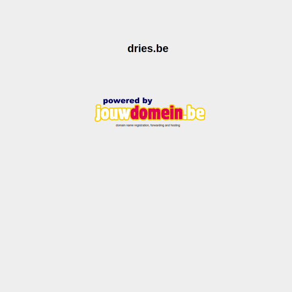 Website preview of dries decadt - verhelst