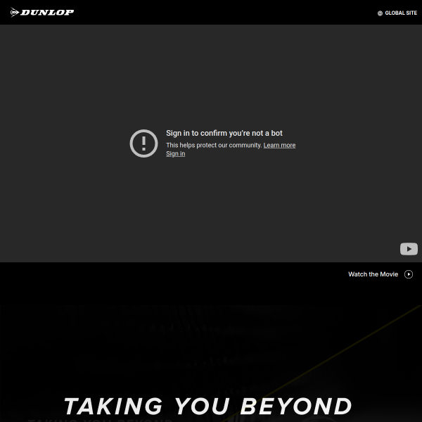 Website preview of Dunlop Industrial Products