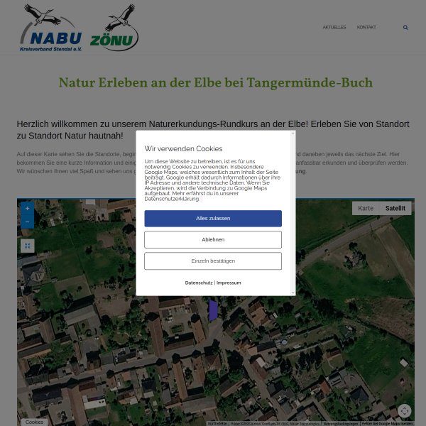 Website preview of Elbe Obst