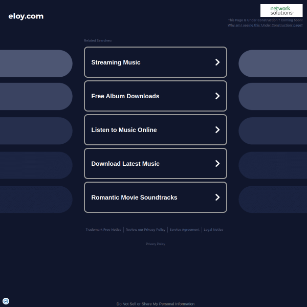 Website preview of Eloy Construction Interiors