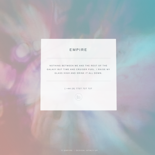 Website preview of EMPIRE HOLDINGS (NE) LTD