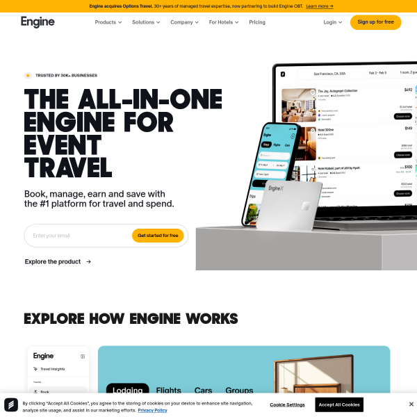Website preview of Engine Performance Specialists