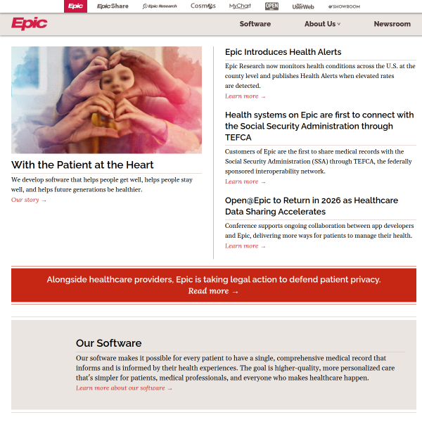 Website preview of EPIC GARMENTS MANUFACTURING CO LTD