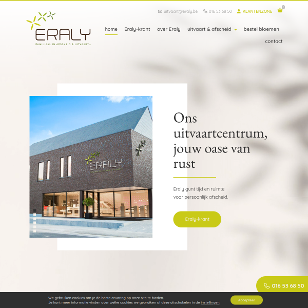 Website preview of Eraly