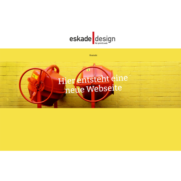 Website preview of ESKADE AG