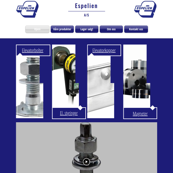 Website preview of ESPELIEN EIENDOMSTJENESTER