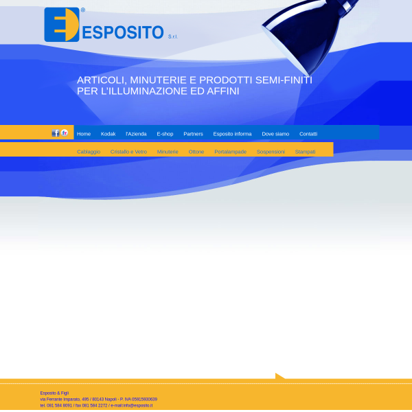 Website preview of ESPOSITO TOMMASO