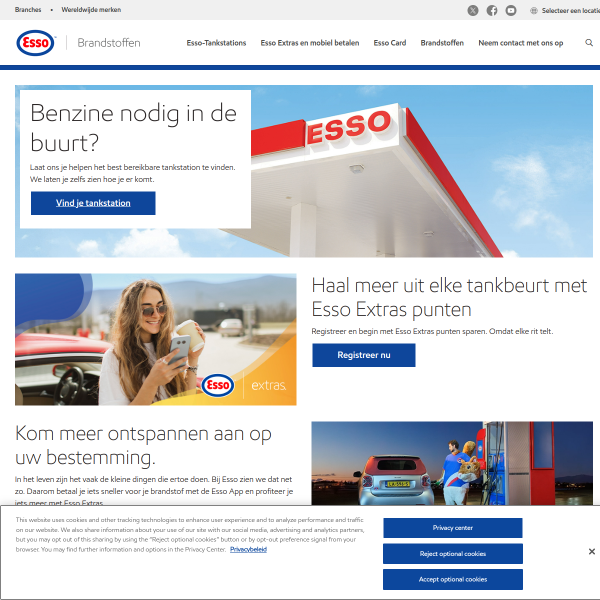 Website preview of Esso Vissers Odiliapeel