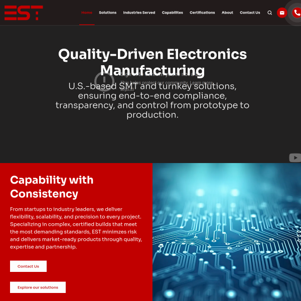 Website preview of Estética Imagen