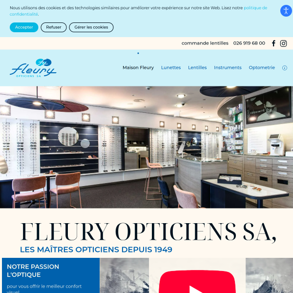 Website preview of Fleury Démontage Sàrl