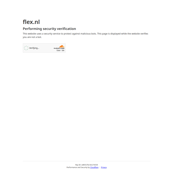 Website preview of Flex & Glans