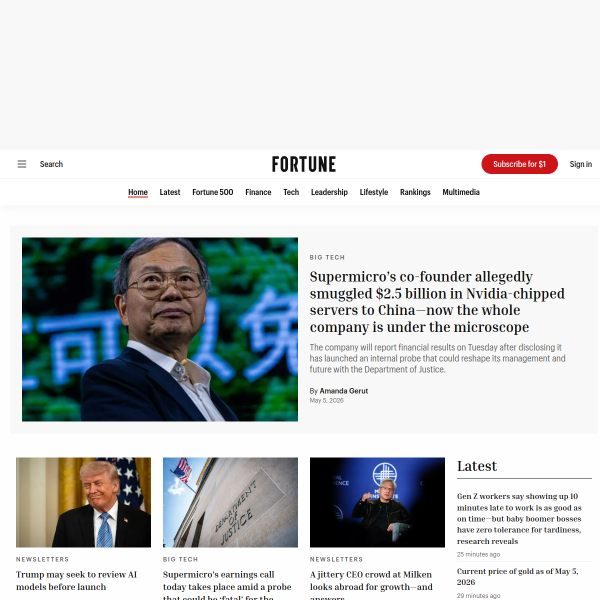 Website preview of FORTUNE PROFIT HOLDINGS LIMITED