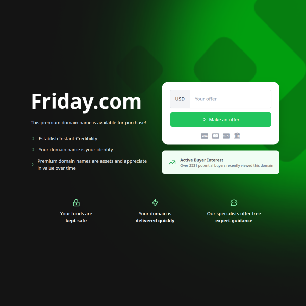 Website preview of Friday Hostel