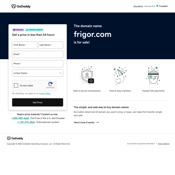 Website preview of Frigorífico Morres