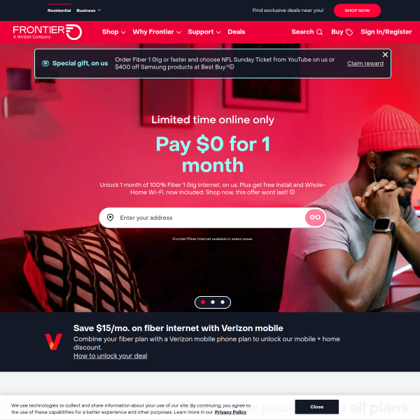Website preview of FTR International, Inc.