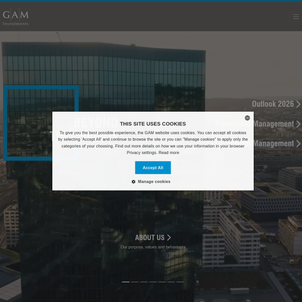 Website preview of GAM STAR FUND PUBLIC LIMITED COMPANY - GAM STAR CHINA FOCUS