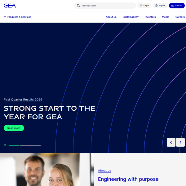 Website preview of GEA WESTFALİA SEPARATOR SANAYİ VE TİCARET LİMİTED ŞİRKETİ