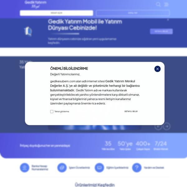 Website preview of Gedik Çiftliği