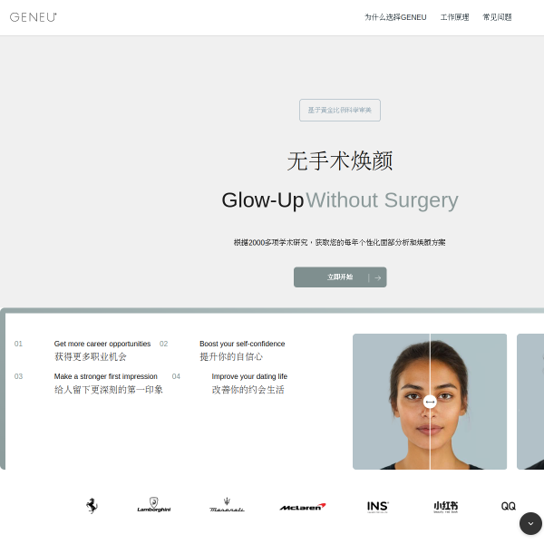Website preview of GENEU LIMITED