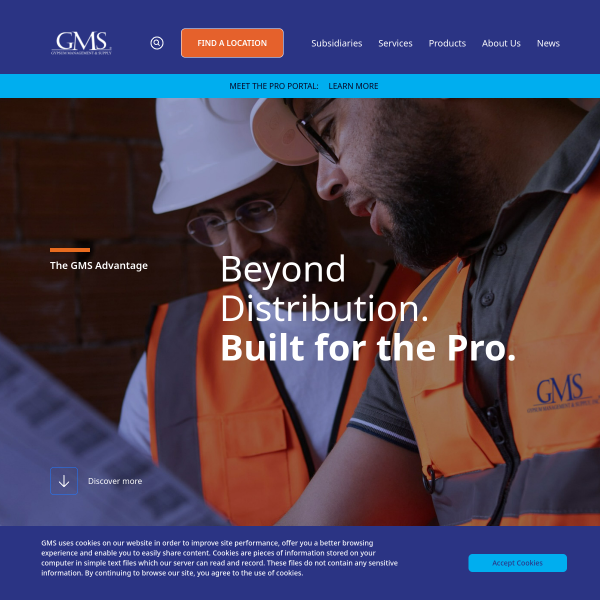Website preview of Gms Lambi Dhab