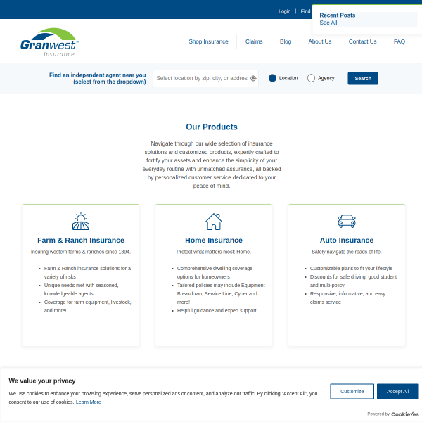 Website preview of GRANGE STRATEGIES LTD