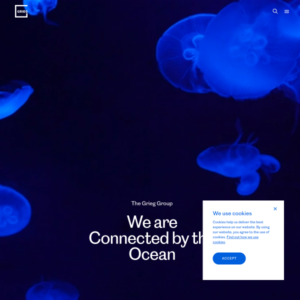 Website preview of GRIEG MARITIME GROUP AS