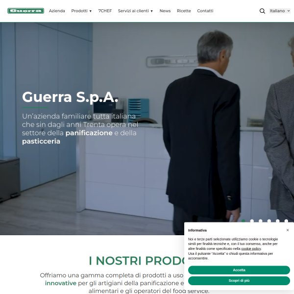 Website preview of GUERRA FRANCESCO