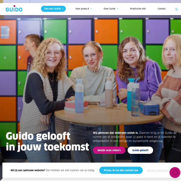 Website preview of Guido Mols Holding B.V.