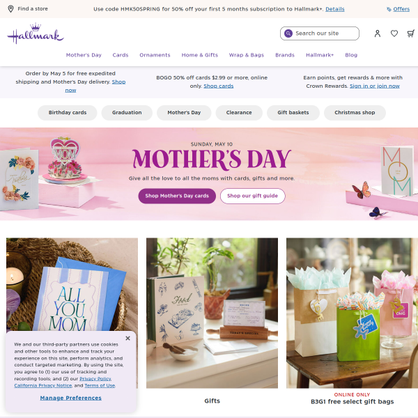 Website preview of Hallmark Leisure Hotel