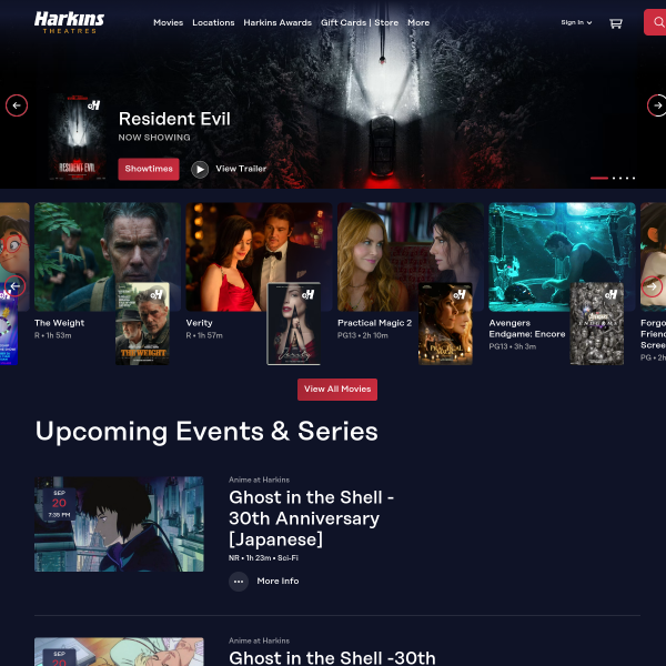Website preview of Harkins Sedlacek Sean