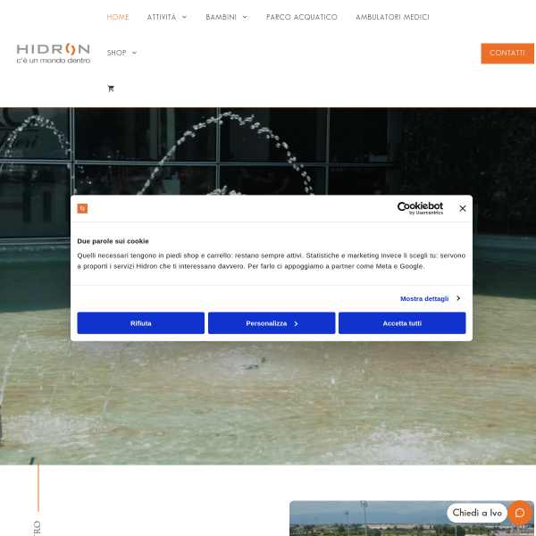 Website preview of HIDRON SPORT SOCIETA