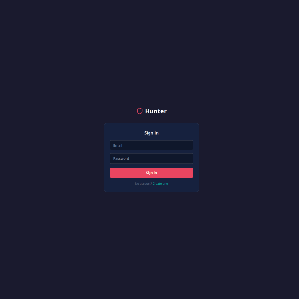 Hunter screenshot