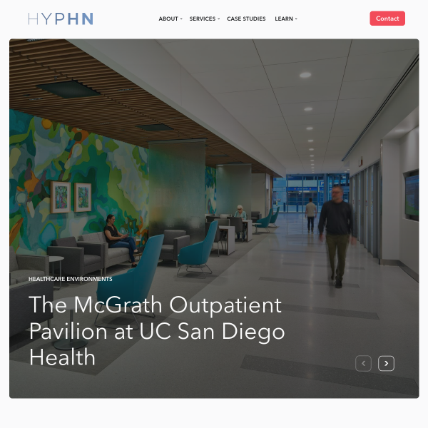 Website preview of hyphn tech
