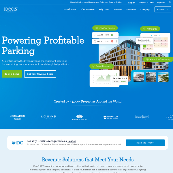 Website preview of IDEAS S A
