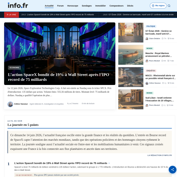 Website preview of INFO-CONSEIL