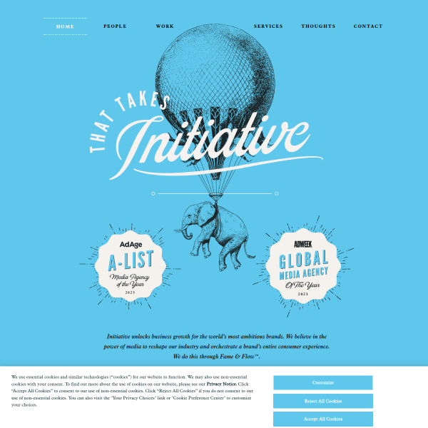 Website preview of Initiative Group Alpbach România