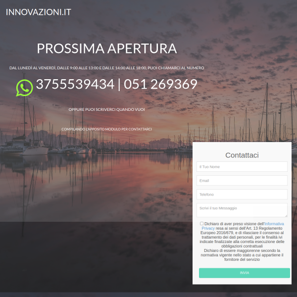 Website preview of INNOVAZIONI E TECNOLOGIE S.R.L.