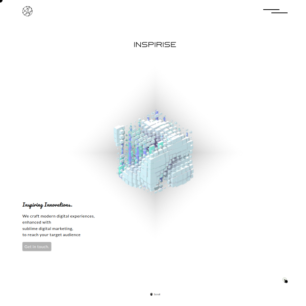 Website preview of inspirise