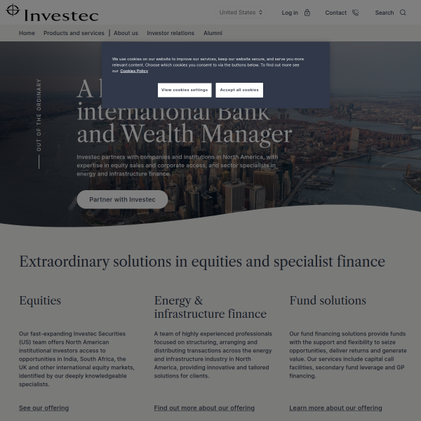 Website preview of Investec Multi Asset Balanced