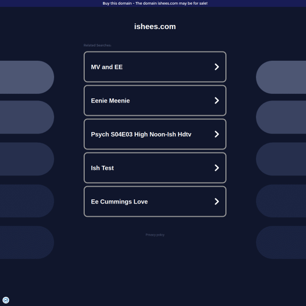 Website preview of ISHEES BROADWAY PIZZA LLC