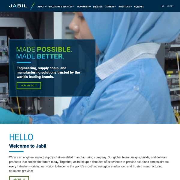 Website preview of JABIL POLAND SPÓŁKA Z OGRANICZONĄ ODPOWIEDZIALNOŚCIĄ