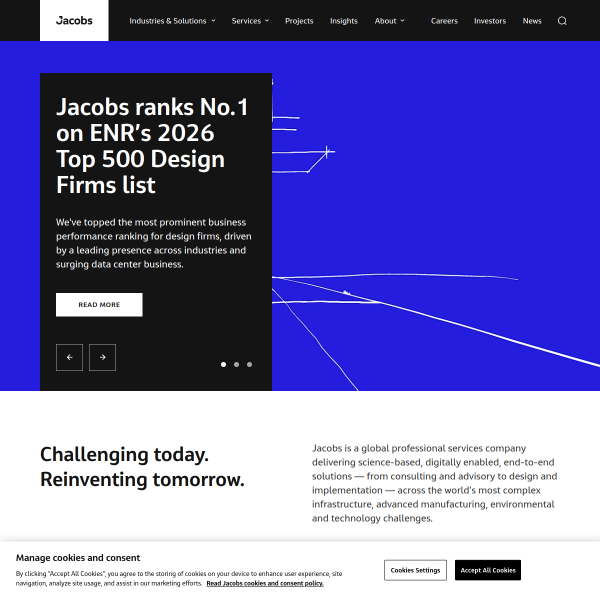 Website preview of Jacobs Μπεζιργιάννης