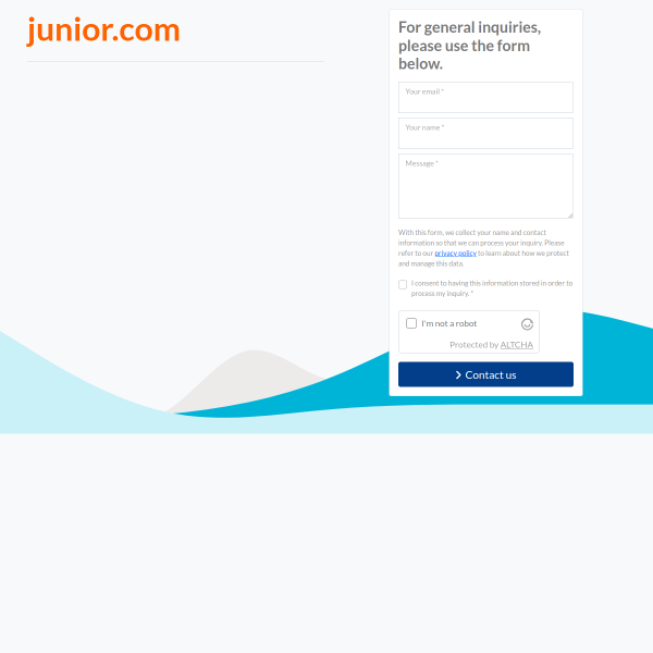 Website preview of Junior optika