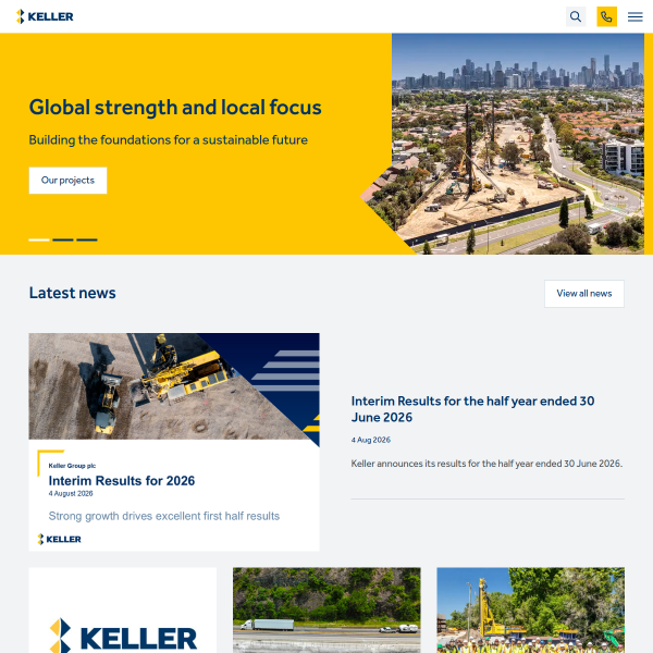 Website preview of Keller Williams North Pointe