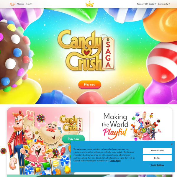Website preview of King's Garden Resort